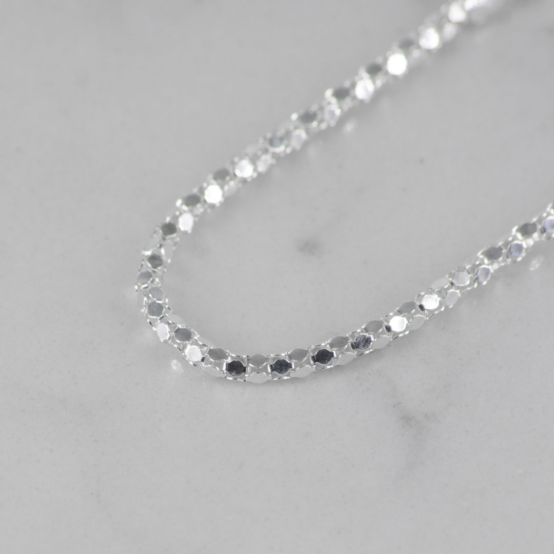 PULSERA CILINDRO BOLITAS PLANAS 2MM-45CM - Imagen 2