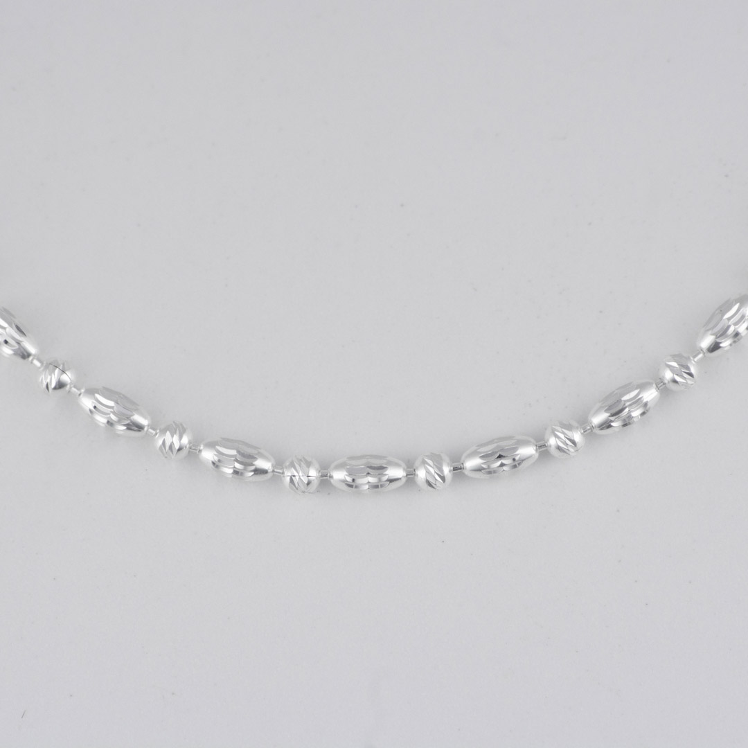 CADENA BARRIL DIAMANTADO BALIN DISCOTEQUERO 2MM-45CM - Imagen 2